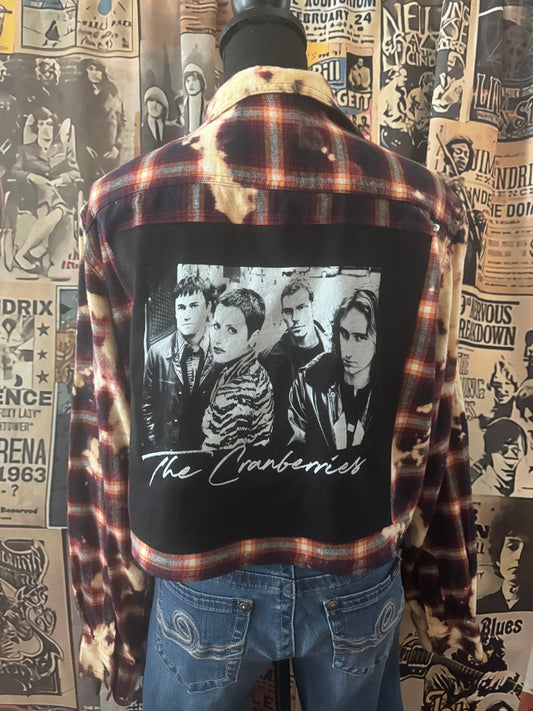 The Cranberries Cropped Flannel